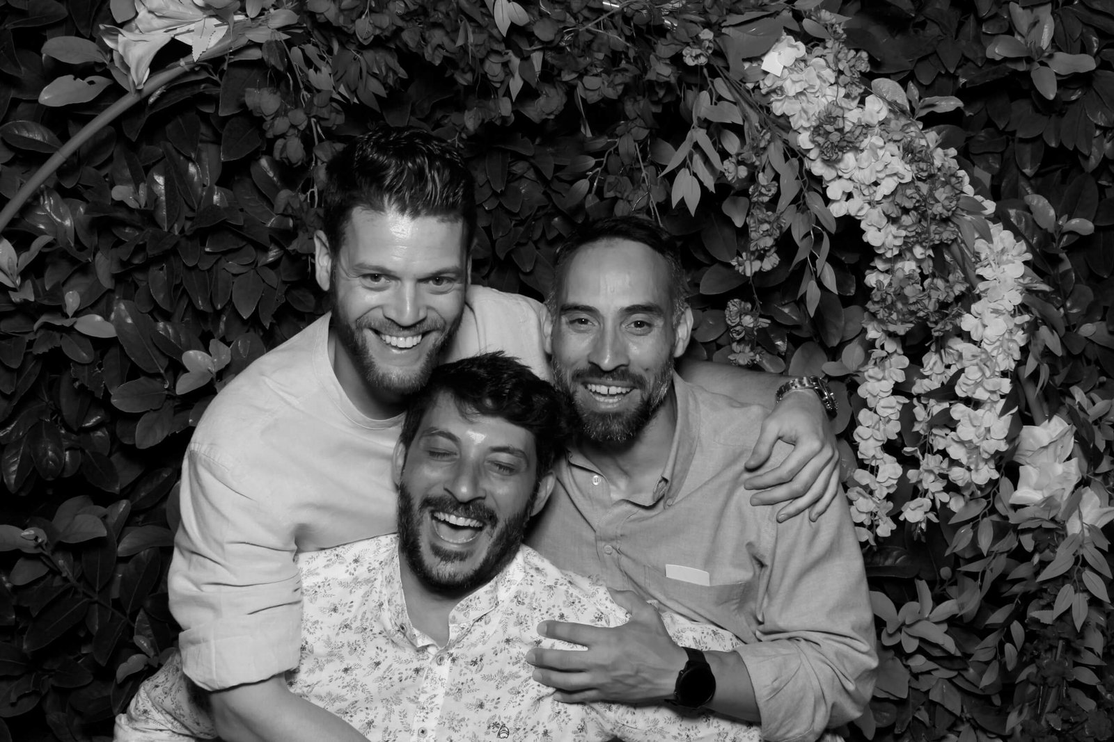 friends having fun at wedding