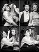 photo booth picture of newlywed couple thump